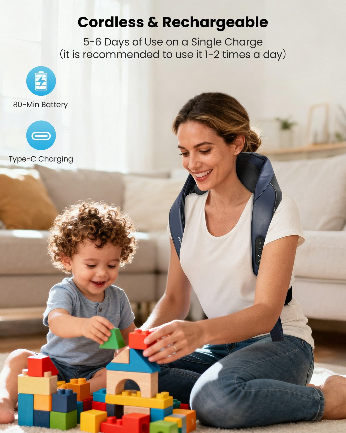 Sollievo Cordless Neck and Shoulder Massager