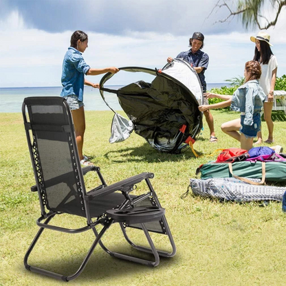 Sollievo Zero Gravity Reclining Patio Chairs – 2 Set