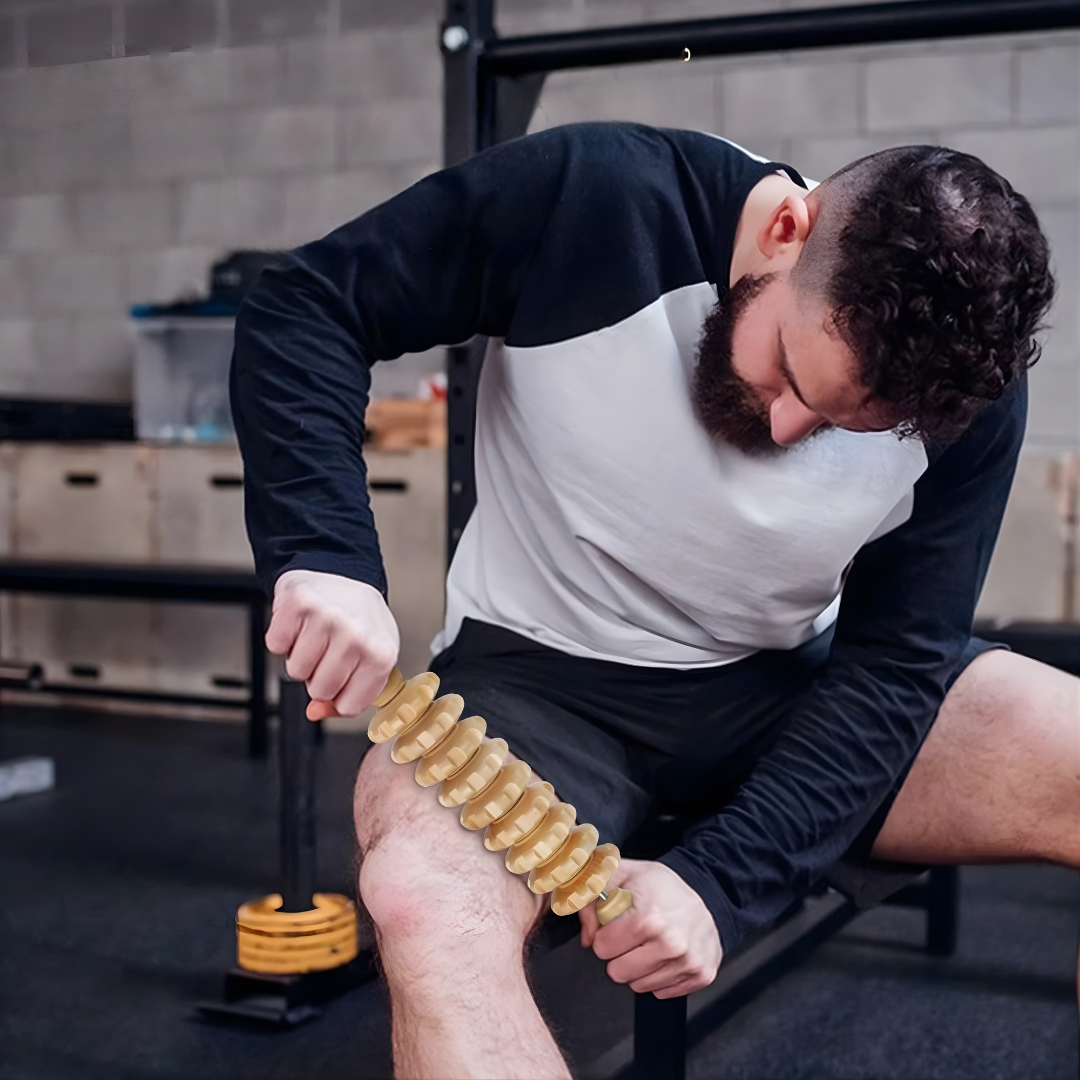 Sollievo Handheld Wood Massage Roller