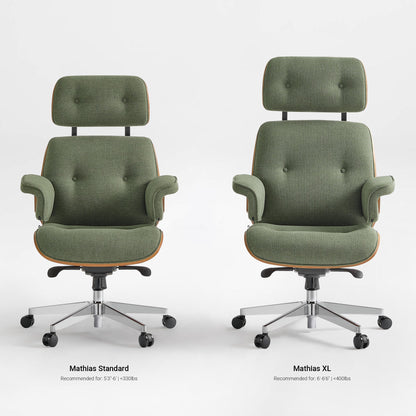 Sollievo Mathias Napa Leather Executive Office Chair