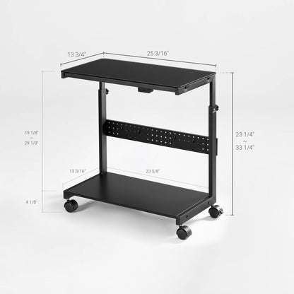 Sollievo Height-Adjustable Illuminated Panel CPU Cart