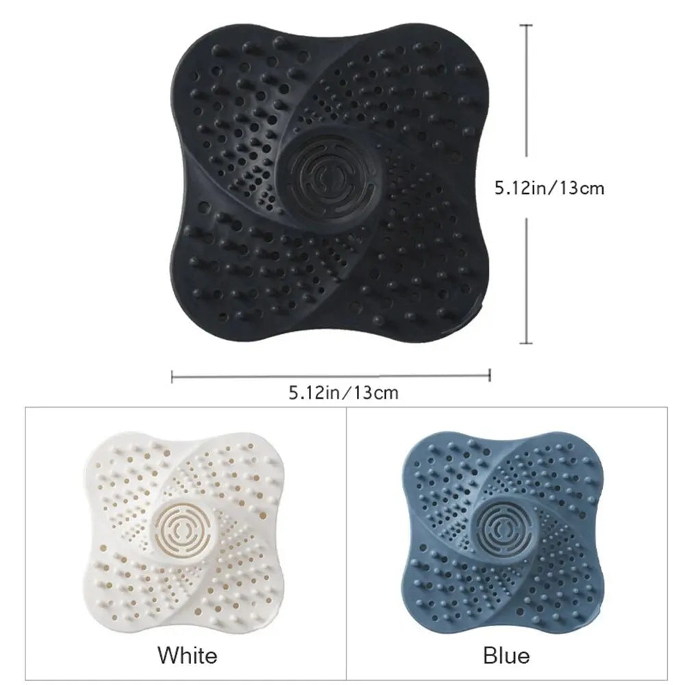 Sollievo Anti-Clog Spiral Shower Drain Hair Catcher