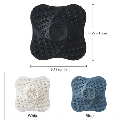 Sollievo Anti-Clog Spiral Shower Drain Hair Catcher