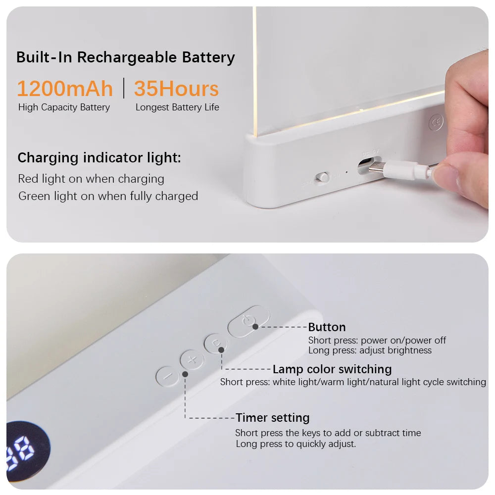 Sollievo LED Flat Panel Reading Light