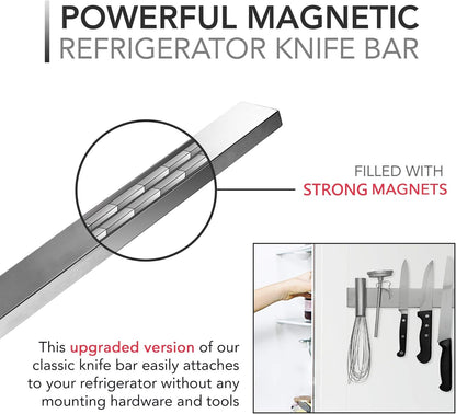 Sollievo 14-Inch Magnetic Knife and Tools Holder