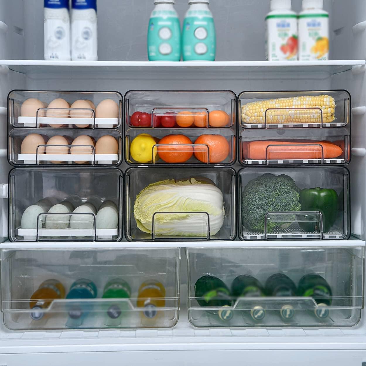 Sollievo Egg Storage Container for Fridge