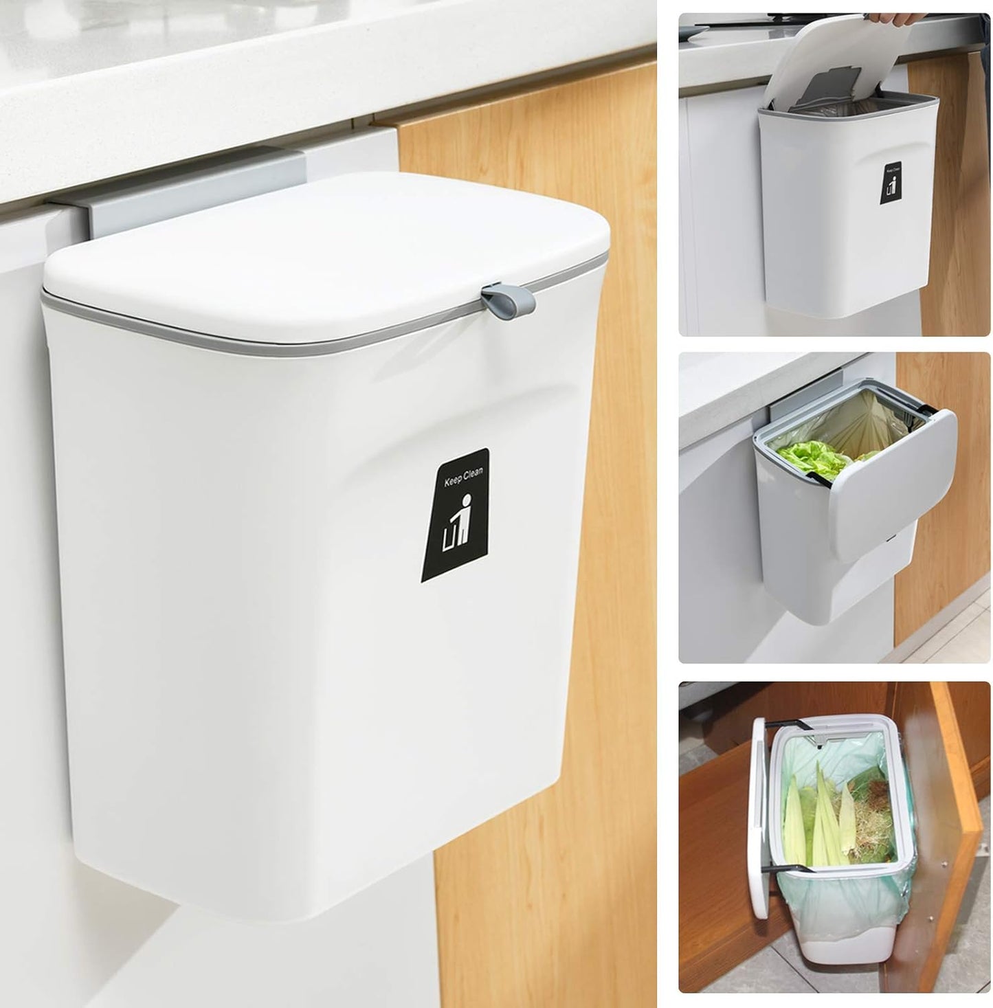 Sollievo 2.4 Gallon Kitchen Compost Bin