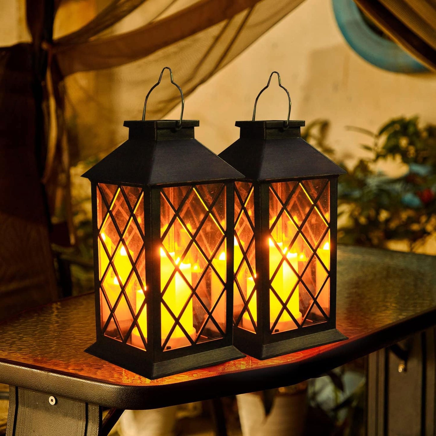 Sollievo All-Weather Garden Hanging Lantern