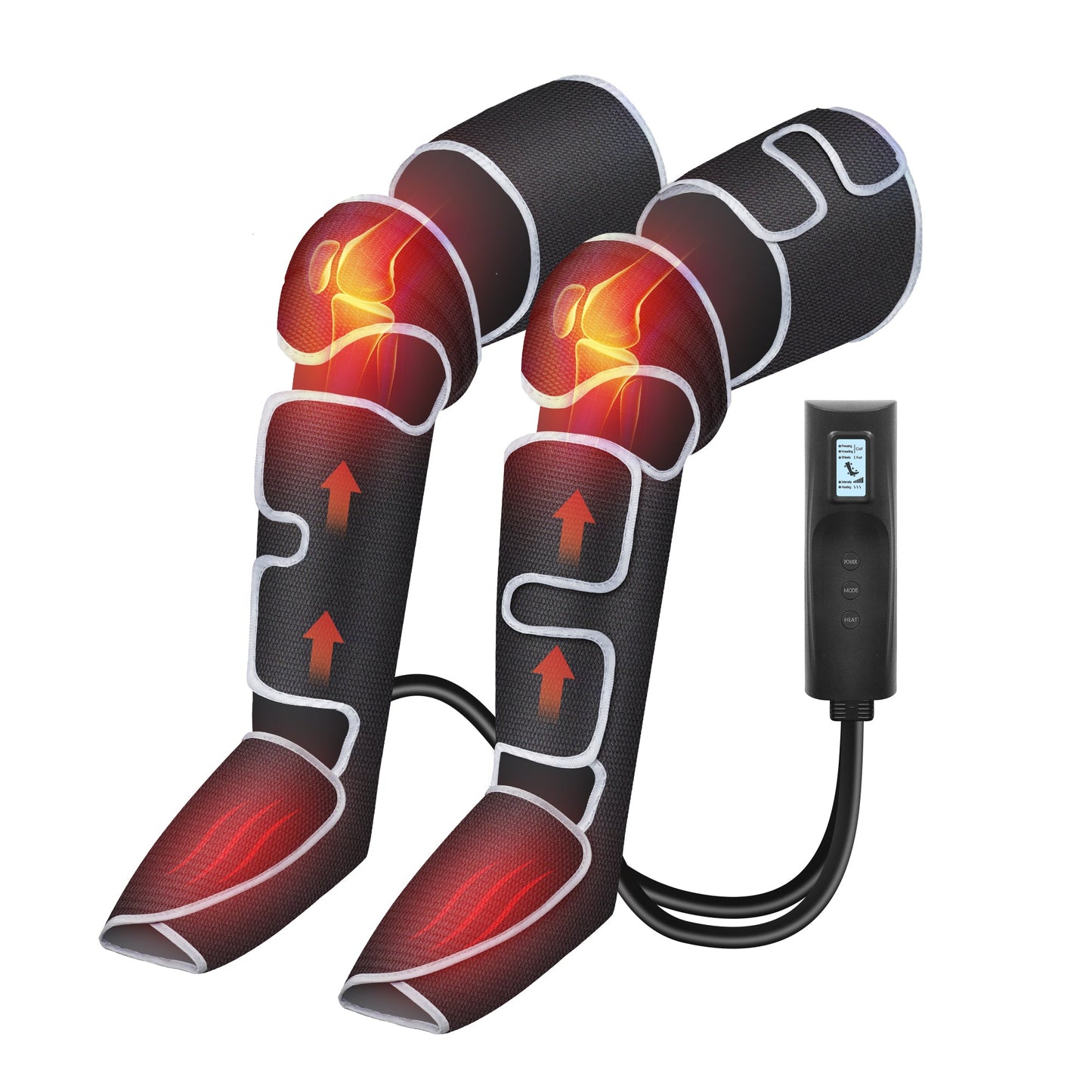 Sollievo Air Compression Leg Wrap with Heat