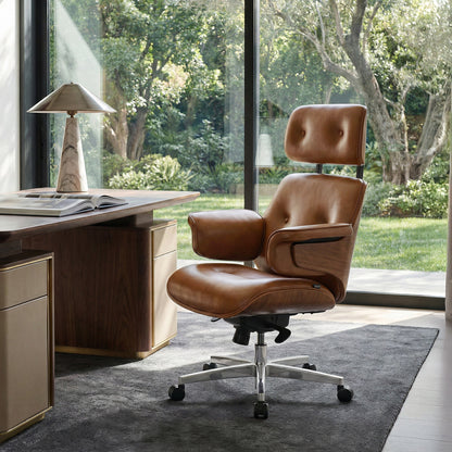 Sollievo Mathias Napa Leather Executive Office Chair