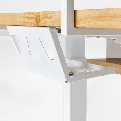Sollievo L-Shaped Standing Desk with Accessories Set (60x23)