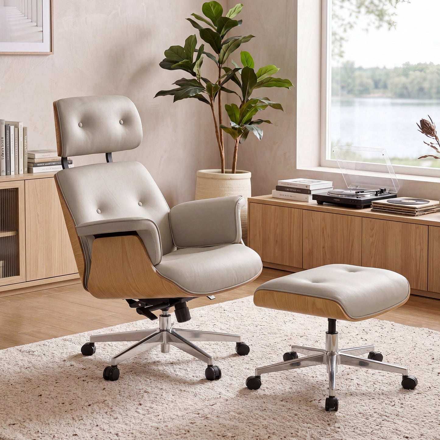 Sollievo Mathias Napa Leather Executive Office Chair