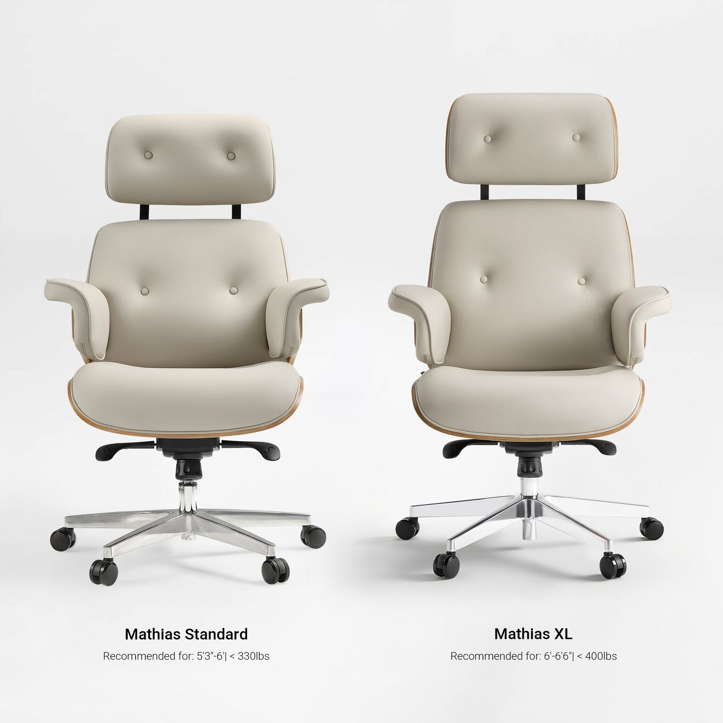 Sollievo Mathias Napa Leather Executive Office Chair