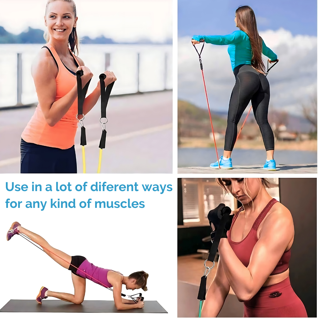Sollievo 11PC Resistance Bands Set