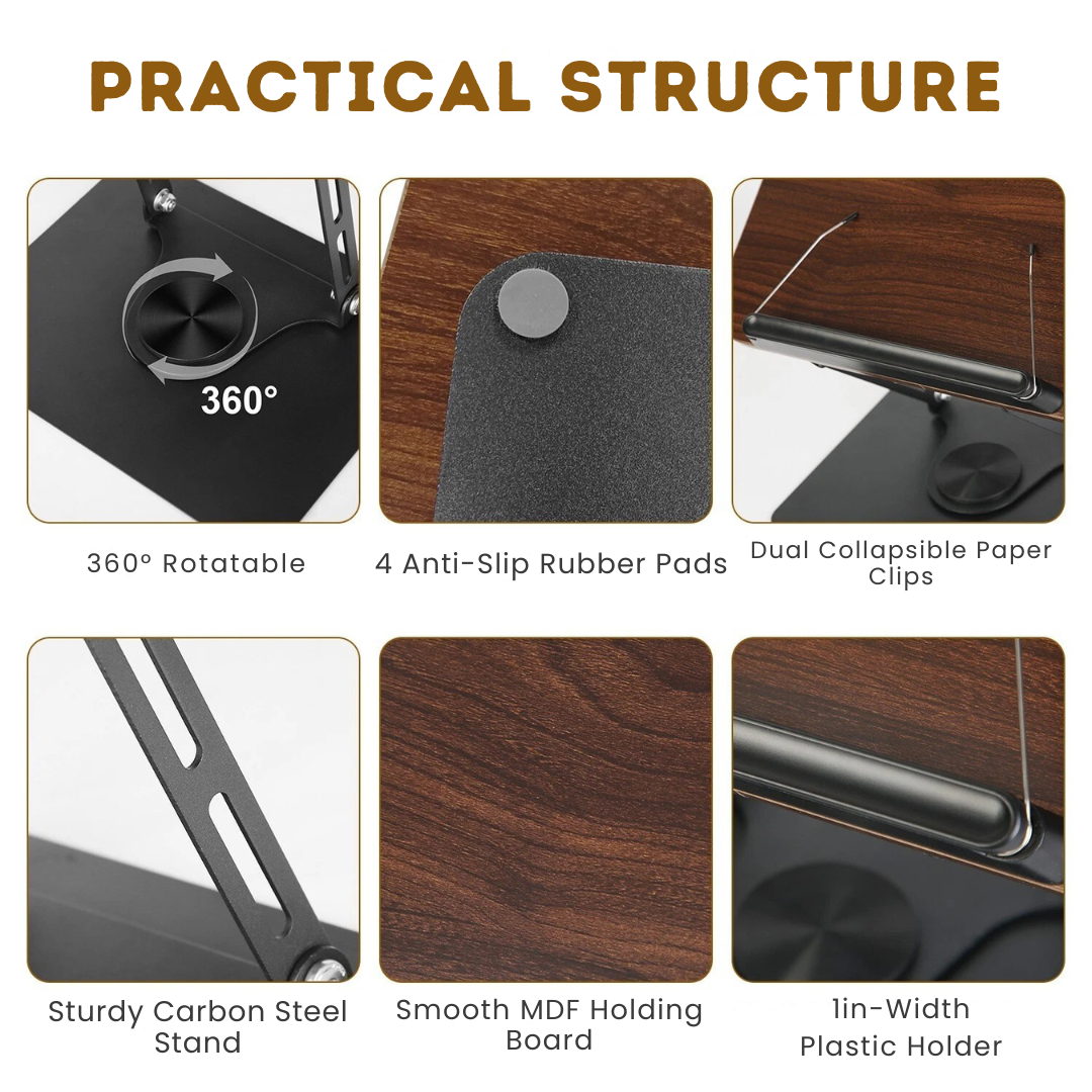 Sollievo 360° Foldable Reading Stand