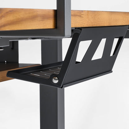 Sollievo L-Shaped Standing Desk with Accessories Set (60x23)