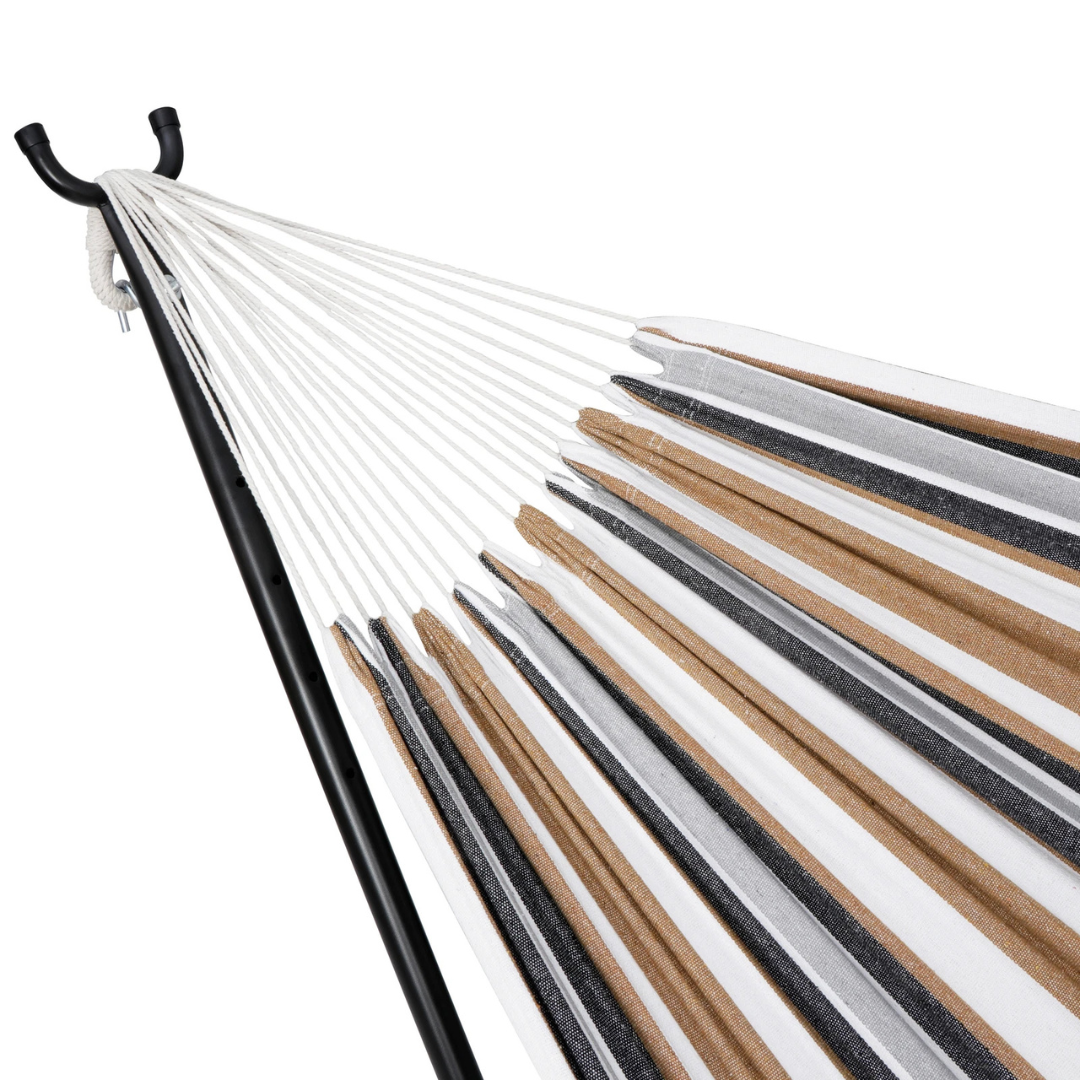 Sollievo Heavy-Duty 9FT Hammock with Stand