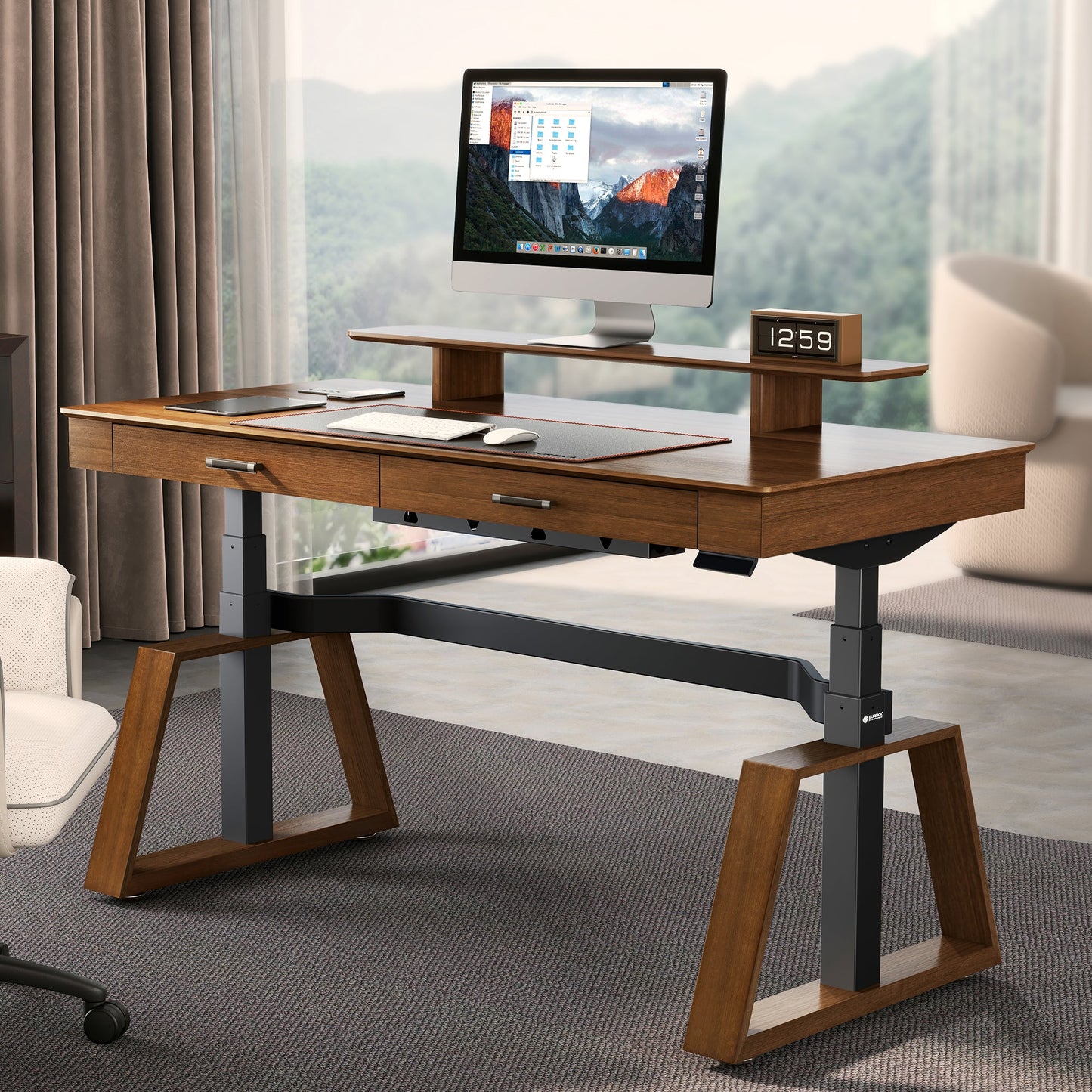Sollievo Executive Standing Desk, 63 x 29 Inch