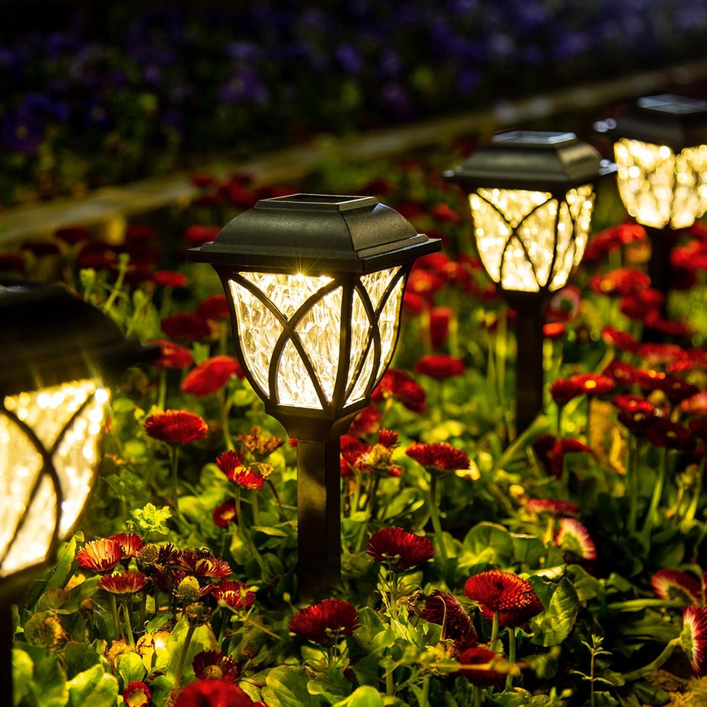 Sollievo 6-Pack LED Solar Pathway Lights