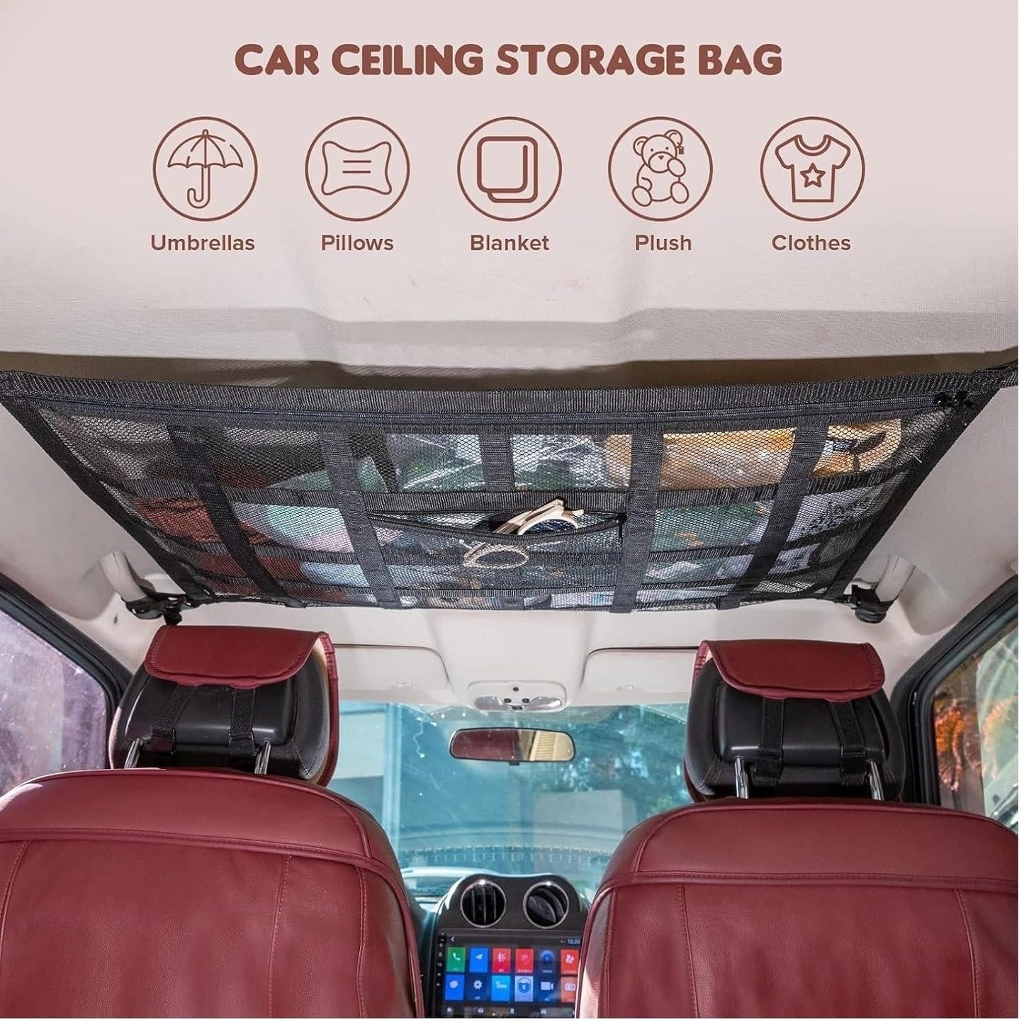 Sollievo Overhead Car Cargo Net