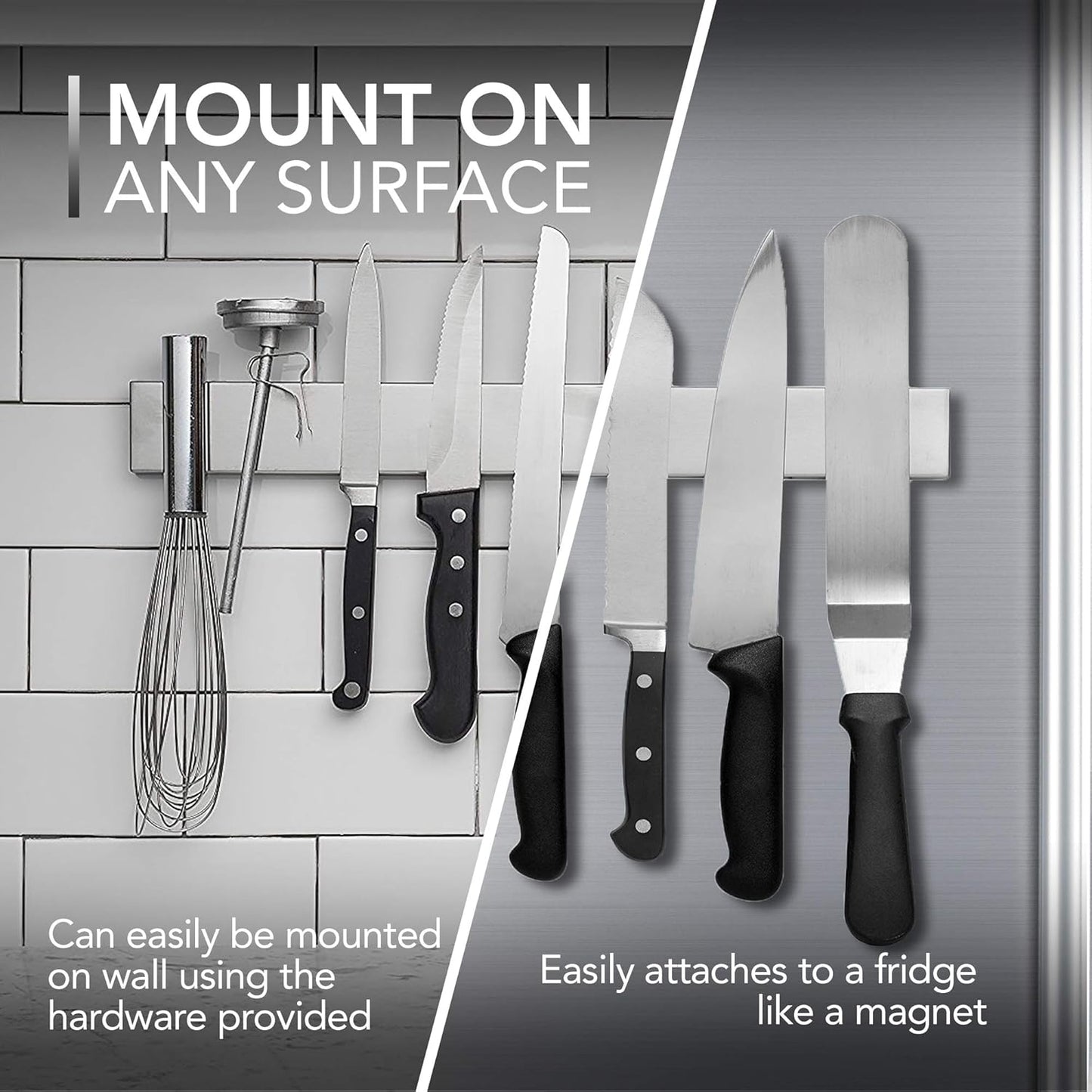 Sollievo 14-Inch Magnetic Knife and Tools Holder