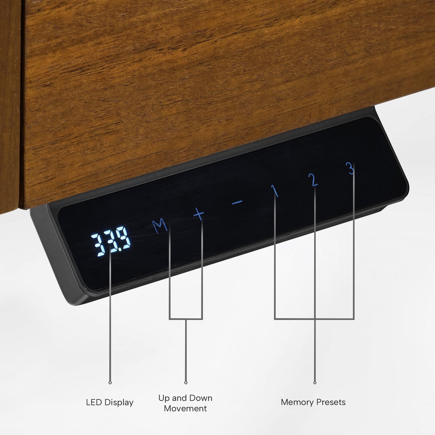Sollievo Ark Pro L-Shaped Standing Desk (Sintered Stone, 63x23)
