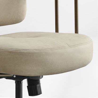 Sollievo Becky Vintage-Inspired Home Office Chair