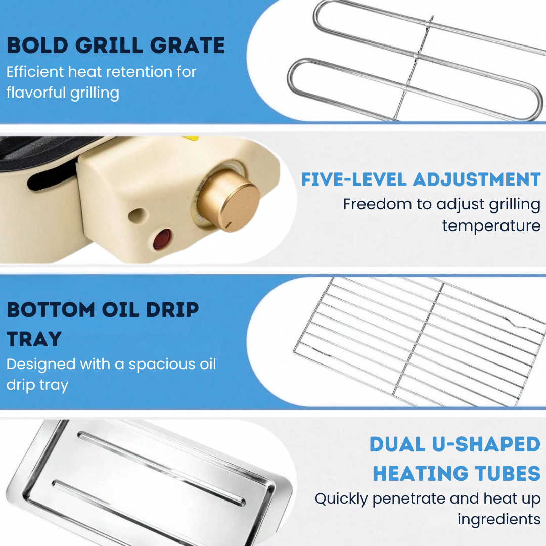 Sollievo Smokeless Indoor Electric Grill
