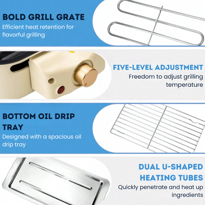 Sollievo Smokeless Indoor Electric Grill