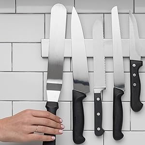 Sollievo 14-Inch Magnetic Knife and Tools Holder