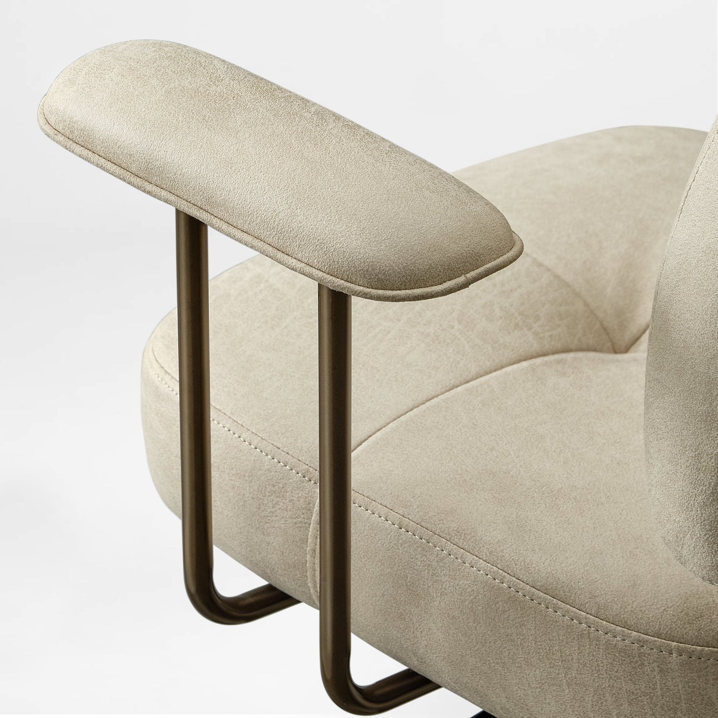 Sollievo Becky Vintage-Inspired Home Office Chair