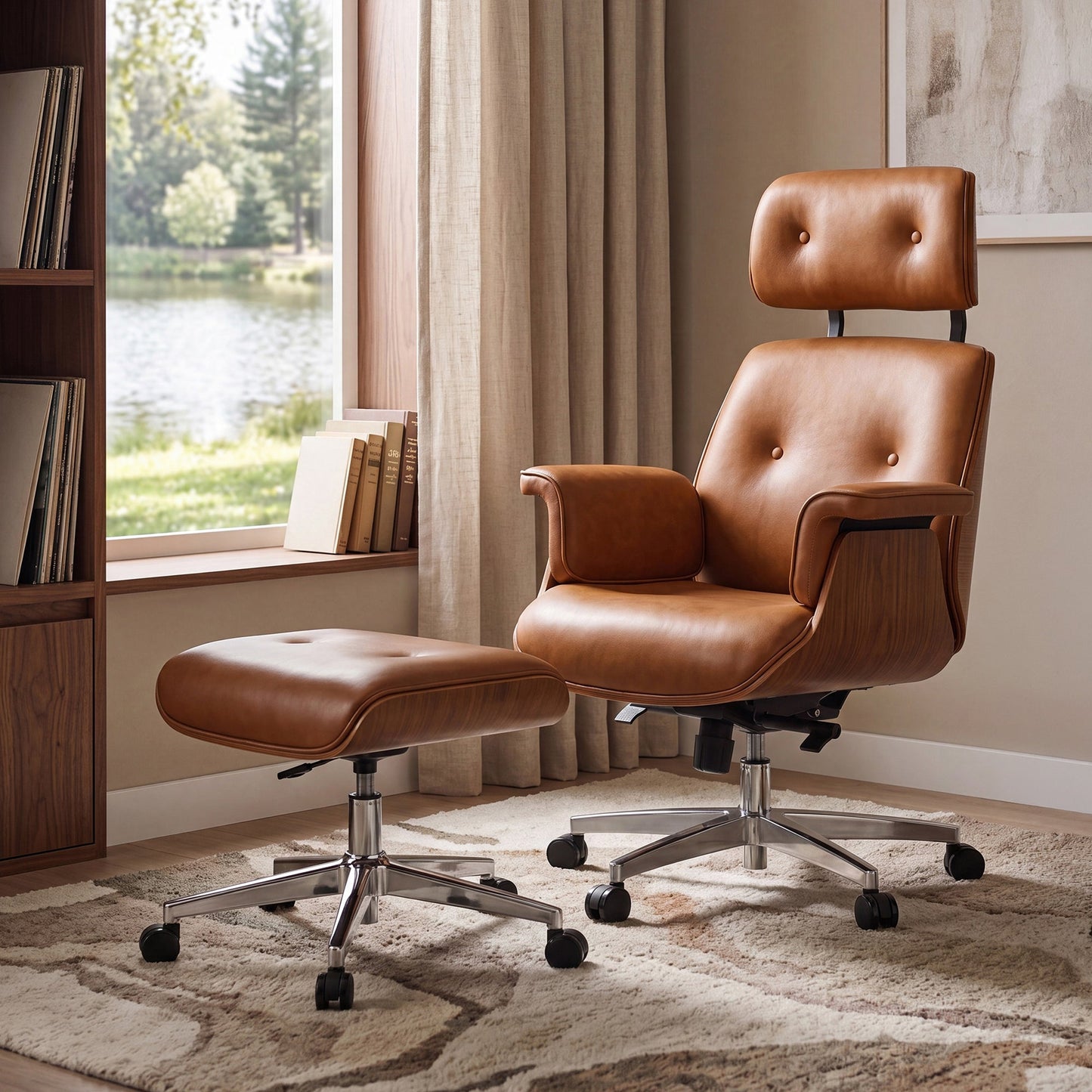 Sollievo Mathias Napa Leather Executive Office Chair