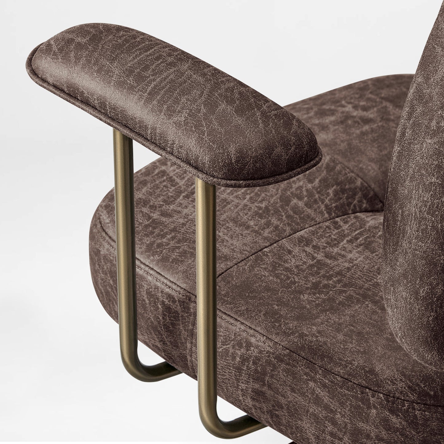 Sollievo Becky Vintage-Inspired Home Office Chair