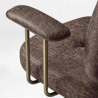 Sollievo Becky Vintage-Inspired Home Office Chair