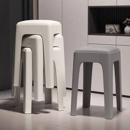 Sollievo Stackable Plastic Dining Chairs