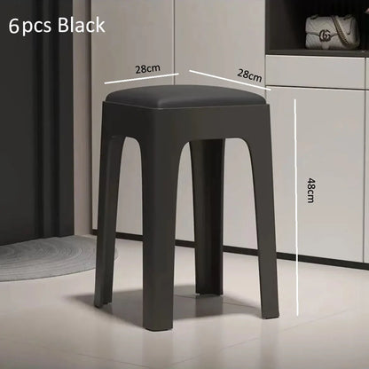 Sollievo Stackable Plastic Dining Chairs