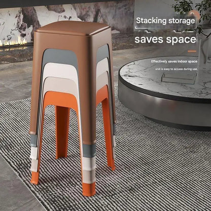Sollievo Stackable Plastic Dining Chairs