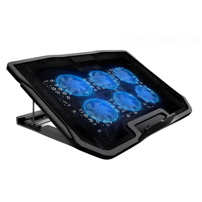 Sollievo 6-Fan Laptop Cooling Pad