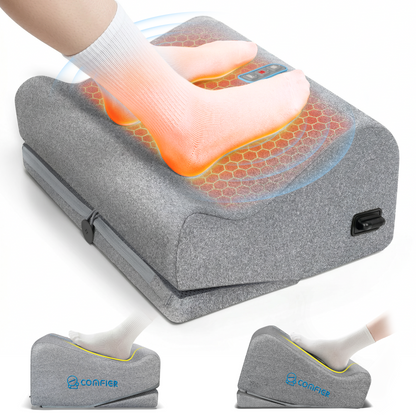 Sollievo Heated Vibration Footrest for Under-Desk Comfort