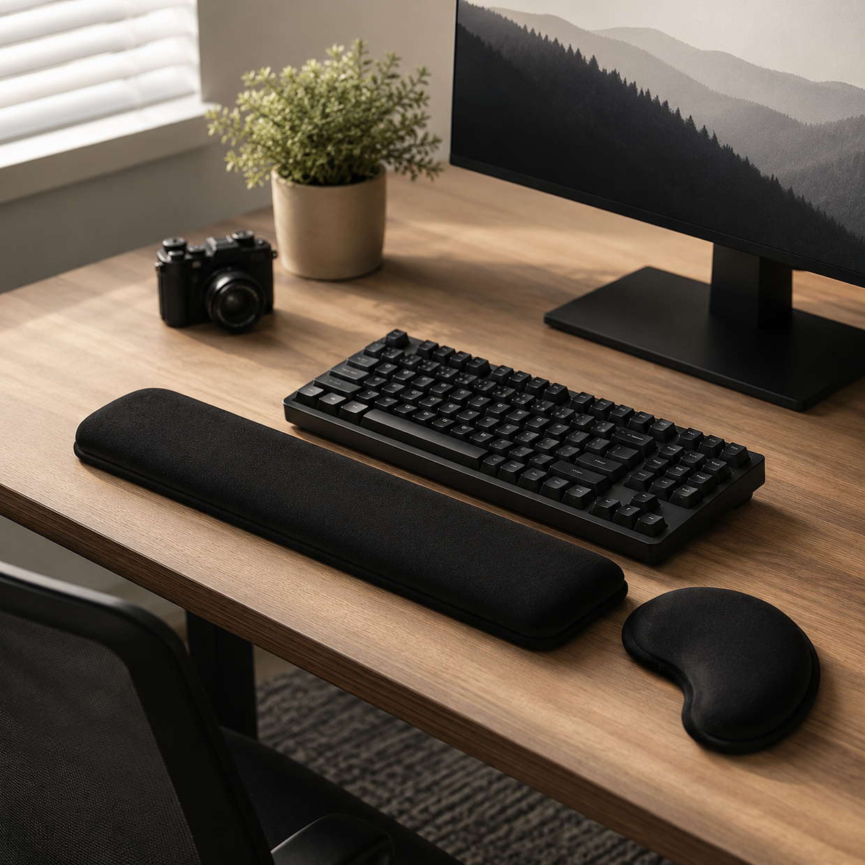 Sollievo Memory Foam Keyboard Wrist Rest