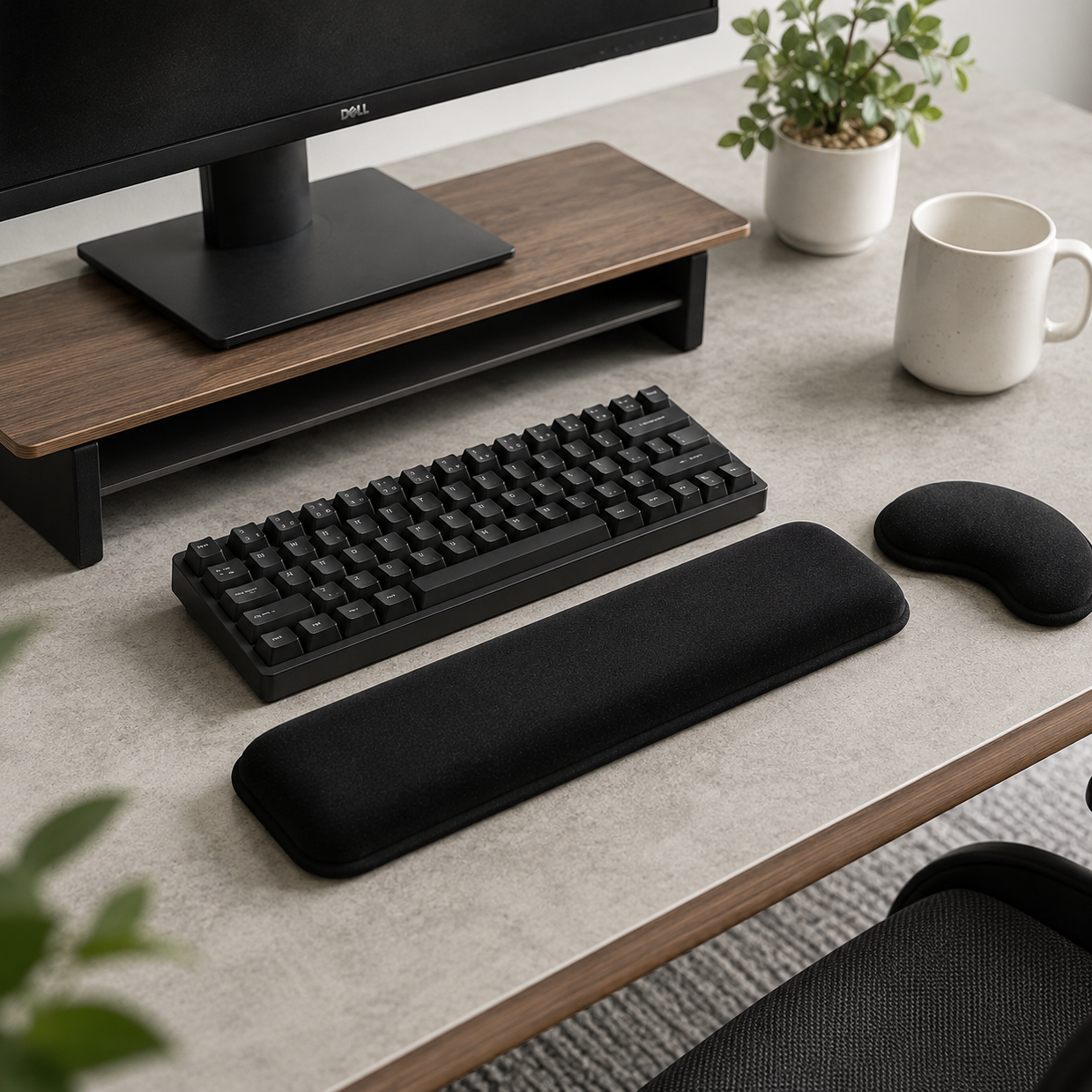 Sollievo Memory Foam Keyboard Wrist Rest