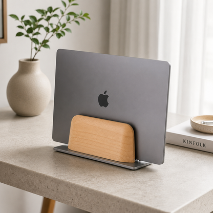 Sollievo Walnut Wood Laptop Stand
