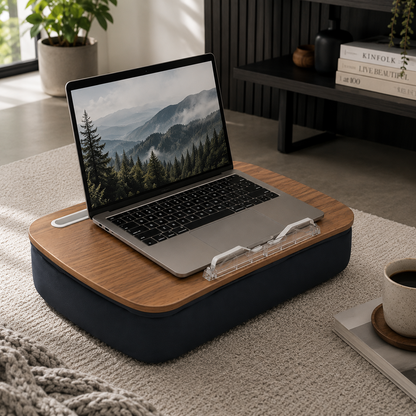 Sollievo Wooden Lap Desk with Cushion