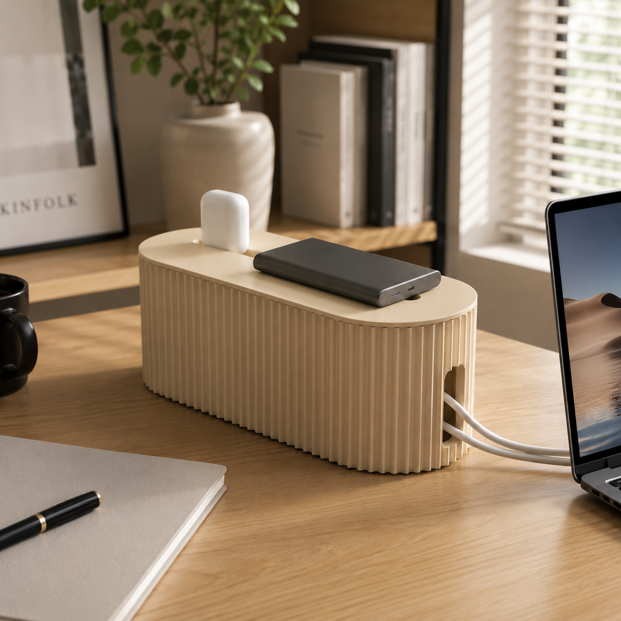 Sollievo Under Desk Cable Management Tray