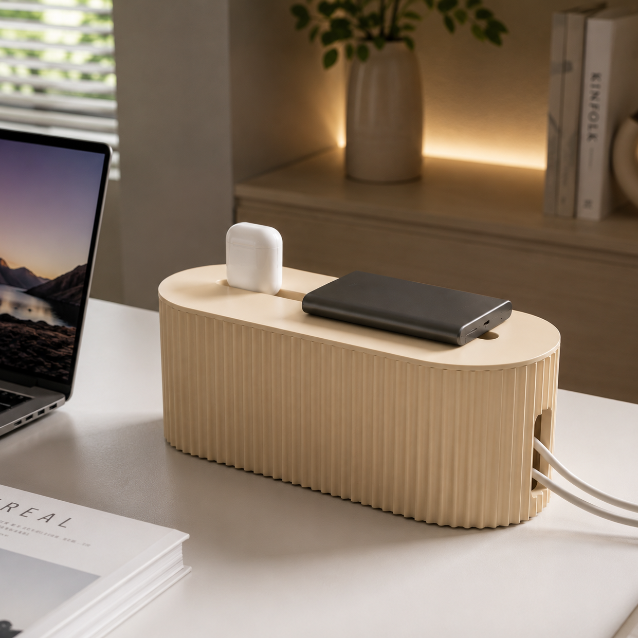 Sollievo Under Desk Cable Management Tray