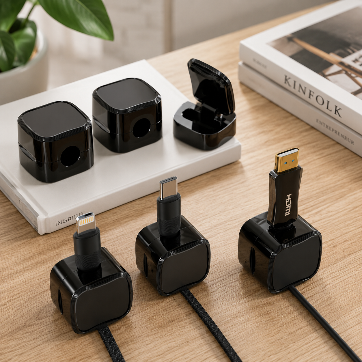 Sollievo Magnetic Cable Clips 6 Pack