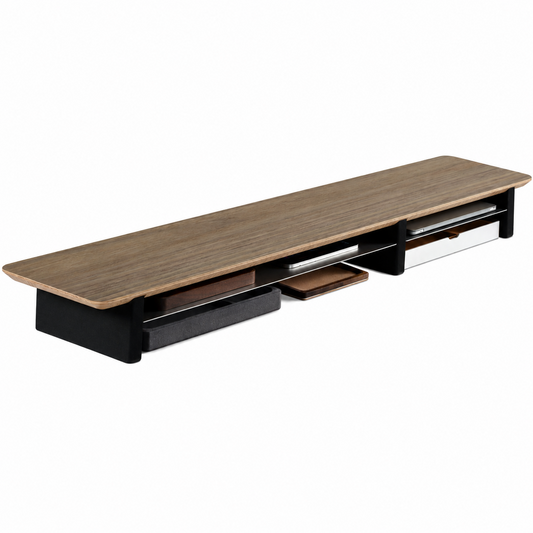 Sollievo Walnut Wood Monitor Stand