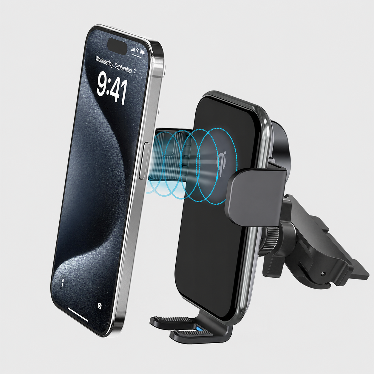 Sollievo Auto Grip Wireless Car Charger CD Mount