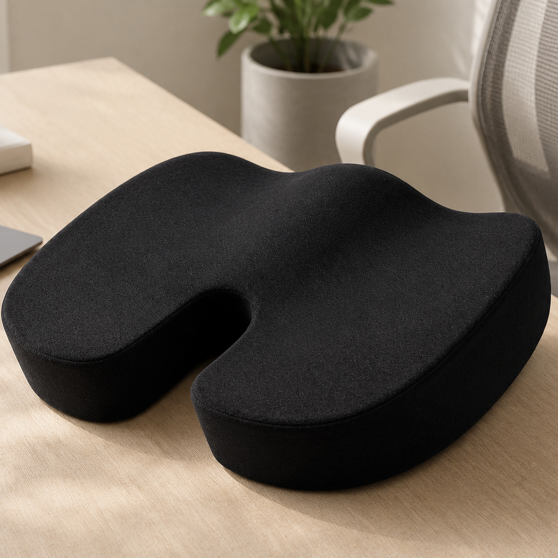 The Sollievo Memory Foam Seat Cushion