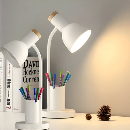 Sollievo Nordic LED Table Lamp with Pen Holder